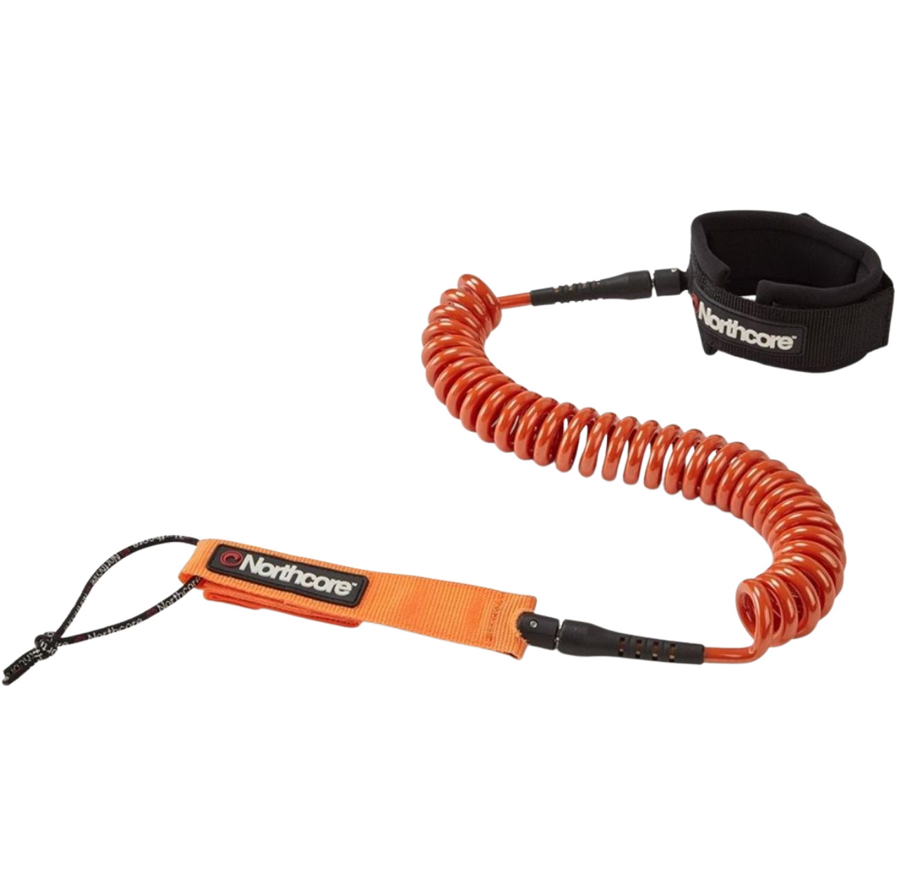 2026 Northcore 10FT SUP Coiled Leash NOCO138C  - Orange